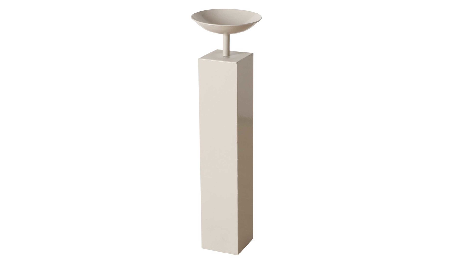 Dekoschale Interliving BEST BUDDYS! aus Metall in Beige Interliving BEST BUDDYS! Dekoschale Kiana beiges Metall - Höhe ca. 100 cm