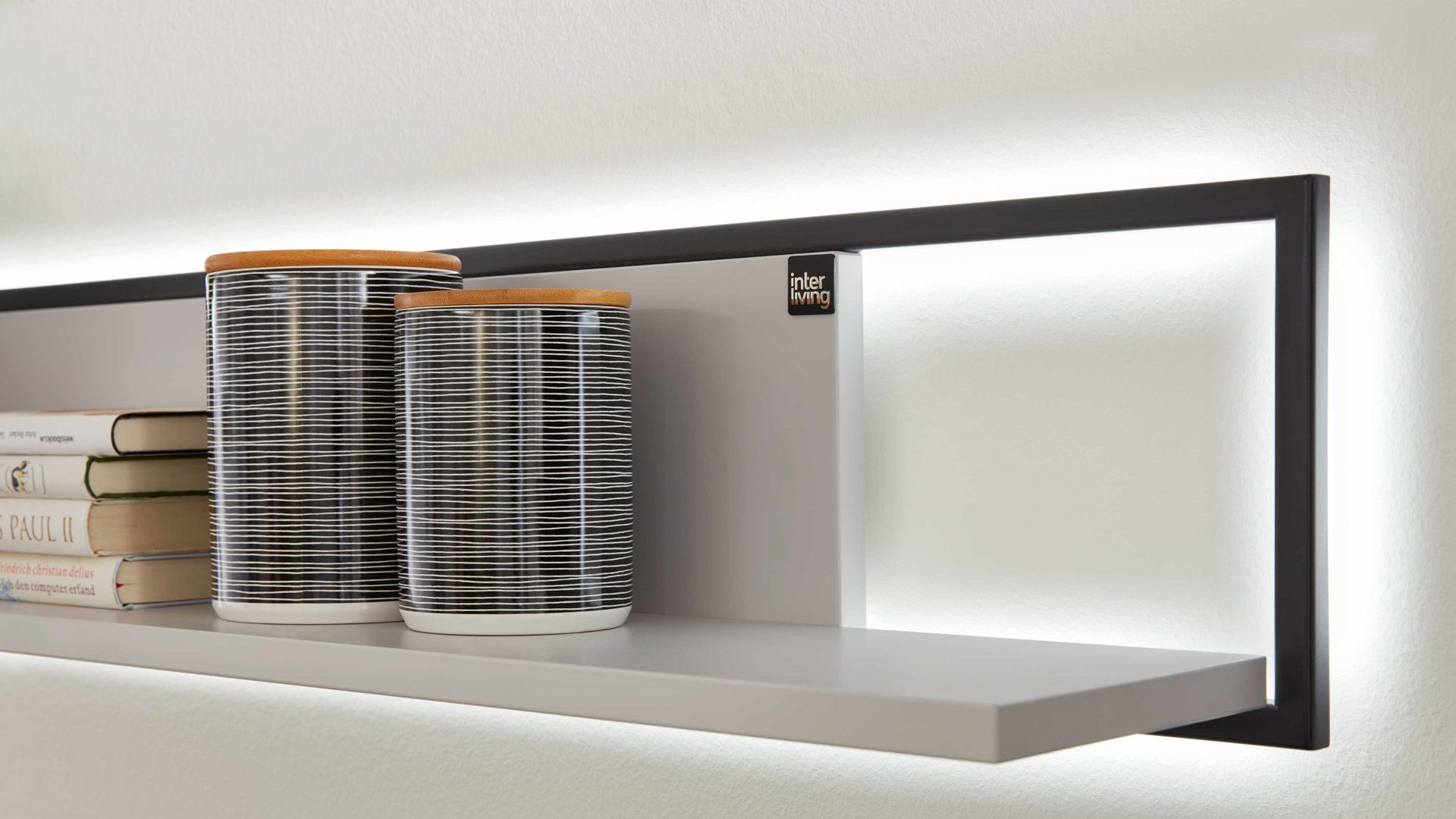 Interliving Wohnzimmer Serie 2107 - LED-Beleuchtung Watt 30-60, 14,9